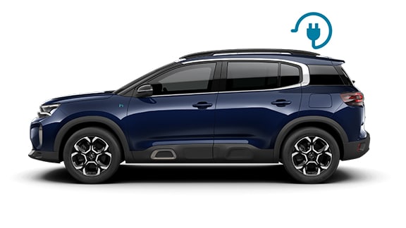 C5 Aircross v modri barvi